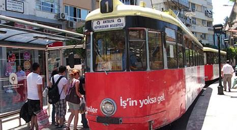 Antalya'da nostalji tramvayı ve tesislerinin işletmesi 1 milyon 189 bin liradan ihaleye çıktı!