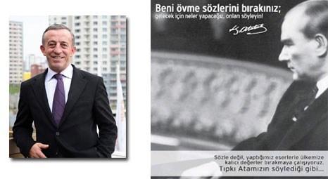 Ağaoğlu, Mustafa Kemal Atatürk'ü gazete ilanlarıyla andı!