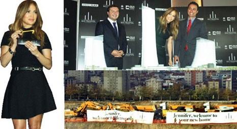 Jennifer Lopez, Metropol İstanbul projesinden satın aldığı dairenin anahtarını teslim aldı! 