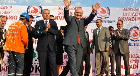 Erdoğan Bayraktar, Denizli'de yapılan Ak Vadi Parkı'nın temel atma törenine katıldı!