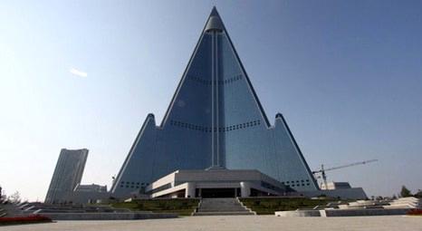 Ryugyong Oteli 2013 yılında tekrar açılacak! Dünyanın en çirkin binası seçilmişti!