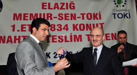 Erdoğan Bayraktar, Elazığ’da 834 konutun anahtarını teslim etti!