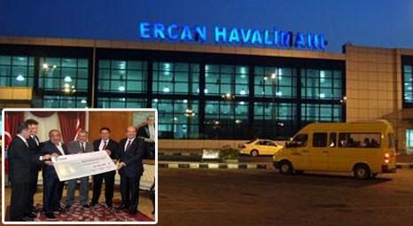 Taş Yapı Ercan Havalimanı için KKTC'ye 100 milyon Euro'luk çek verdi!