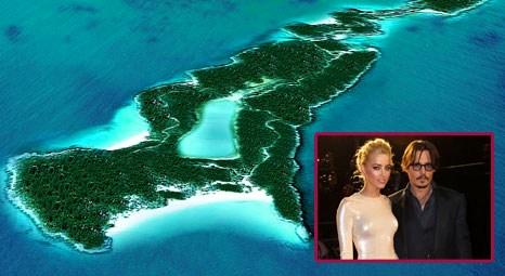 Johnny Depp sevgilisi Amber Heard'e 26 milyon dolarlık Little Hall's Pond Cay adasını hediye etti!