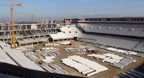 Bursaspor'un Timsah Arena’sı 150 dağcı ile figürüne kavuşacak!