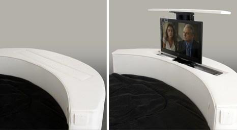 Evgör Mobilya televizyon keyfini yatağa taşıdı, TV’li yatak modelleri tasarladı!