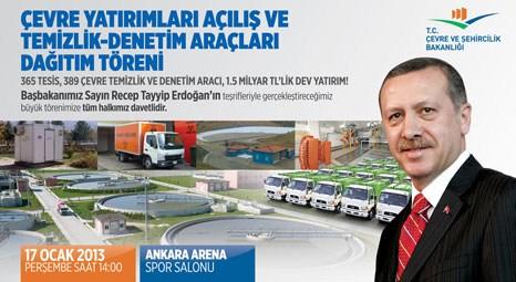 Recep Tayyip Erdoğan 1.5 milyar liralık çevre yatırımlarını hizmete açtı!