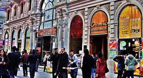 İstiklal ve Bağdat caddelerinde mağazaların metrekare kirası 2 bin 33 Euro!