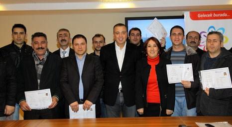 Ataşehir Belediyesi ve MMO, kazan yakmasına öğrenenlere belgelerini verdi!