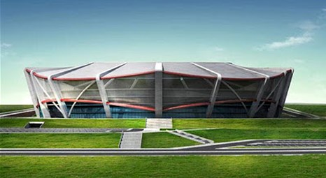 Mersin’de Akdeniz Oyunları için yapılan stadyumda 2 bin 850 kişi çalışıyor!