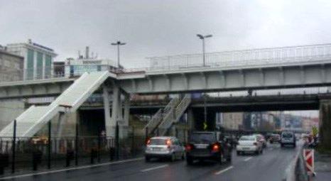 İstanbul Okmeydanı Talatpaşa Köprüsü trafik kapatılmadan yıkılıyor!