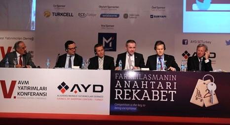 Dünyanın lider AVM yatırımcıları Türkiye'deki yatırımları AYD V.AVM Yatırımları Konferansı'nda değerlendirdi!