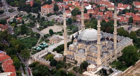Edirne Selimiye Camisi peyzaj çalışmalarıyla gül bahçesine dönecek!