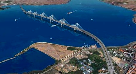 İzmir Körfez Geçişi Asma Köprüsü’nün temeli atıldı!