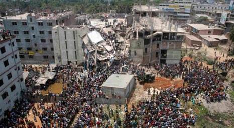 Bangladeş'te 8 katlı bina 161 kişiye mezar oldu!
