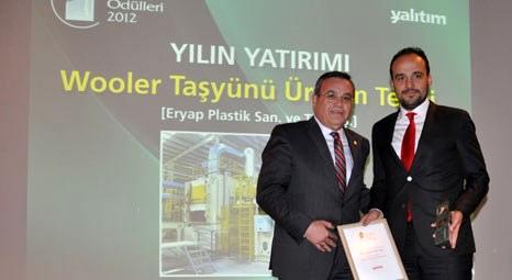 Eryap, Wooler taş yünü üretim tesisi ile Yılın Yatırım Ödülü'nü aldı!