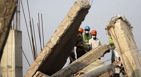 Ruanda’da inşa halindeki bina yıkıldı!