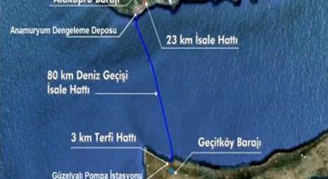 Türkiye ile KKTC arasındaki deniz altından su boru hattının inşasına başlandı!