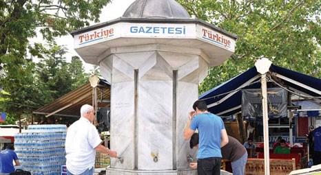 Türkiye Gazetesi'nin yıkılan çeşmelerini Üsküdar Belediyesi yeniden yapacak!