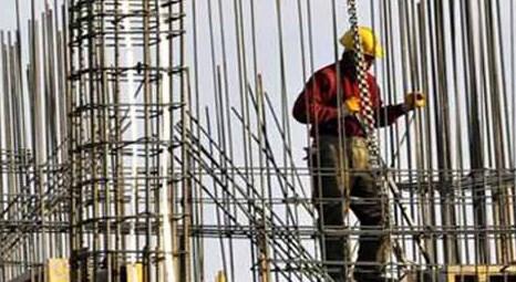 TÜİK’e göre inşaat sektöründe istihdam 2013’ün ilk çeyreğinde göre yüzde 1 azaldı!