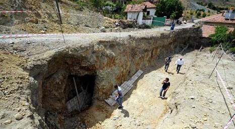 Çorum'da istinat duvarının altından Bizans Yerleşkesi çıktı!