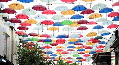 Antalya Dönerciler Çarşısı'ndaki Şemsiyeli Sokak açıldı!
