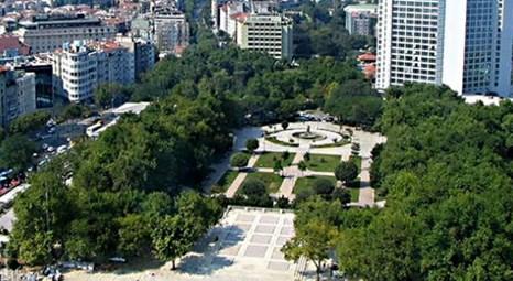 İBB Taksim Gezi Parkı’na 202 bin çiçek, 5 bin gül ve 129 yetişkin ağaç dikti!