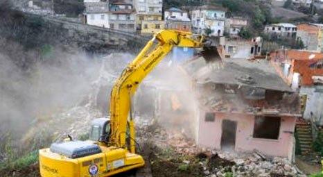 Trabzon Tabakhane’de kentsel dönüşüm için 220 bina yıkıldı!