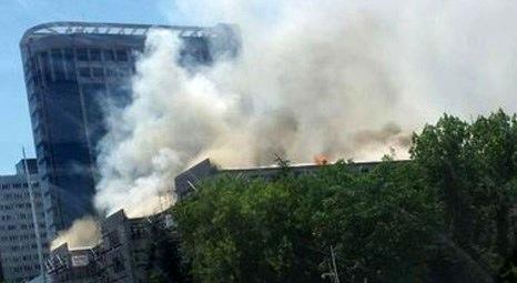 DHMİ Ankara binasında yangın çıktı!