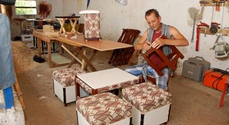Cihangir Ergen emekli olunca kendi mobilyalarını yapmaya başladı!