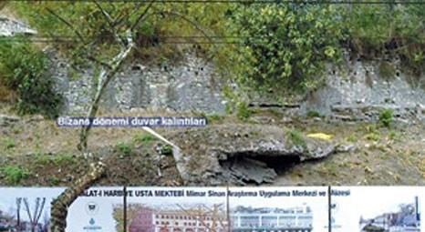 Tophane’den çıkan kalıntılar Bizans manastırına mı ait?