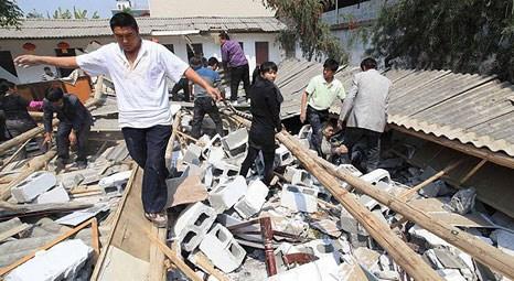 Çin'in Gansu eyaletinde 6,6 büyüklüğündeki depremde 47 kişi öldü!