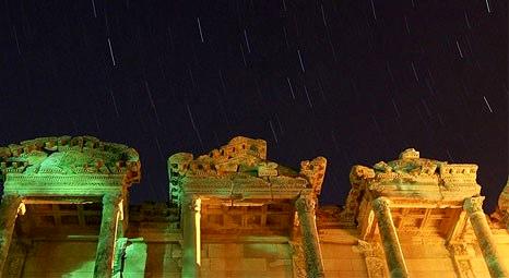 Efes Antik Kenti'nden perseid göktaşı yağmuru gözlemlendi!