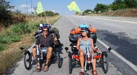 Christof-Eveline Emmes çifti, bisikletle dünya turu yapmak için evini ve arabasını sattı!