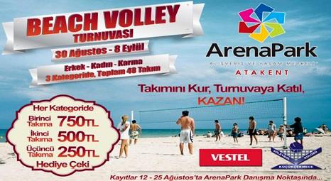 Arena Park AVM Beach Volley Turnuvası’na ev sahipliği yapacak!