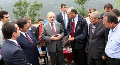Erdoğan Bayraktar Trabzon Yomra'da heyelan bölgesini denetledi!