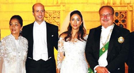 İstanbul Çırağan Sarayı’nda Prens Ali ile Noal Zaher dünya evine girdi!