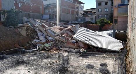 İzmir'de 5 katlı binanın çöktü!