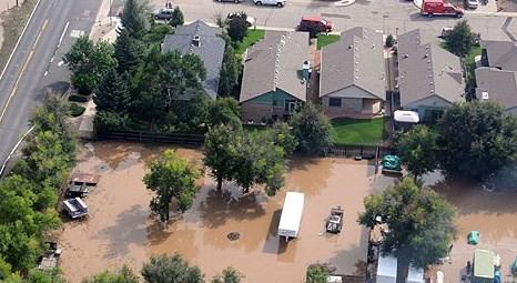 ABD’nin Colorado kentindeki sel felaketinde 700 kişi kayboldu!
