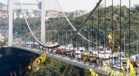 Fatih Sultan Mehmet Köprüsü kamyoncuların eylemine sahne oluyor!