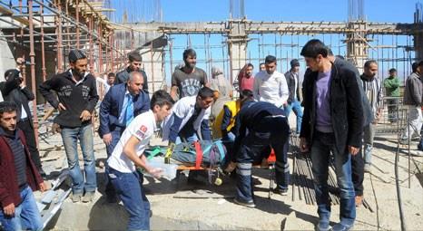 Muş Alparslan Üniversitesi kültür merkezi inşaatı çöktü, 8 işçi yaralandı!