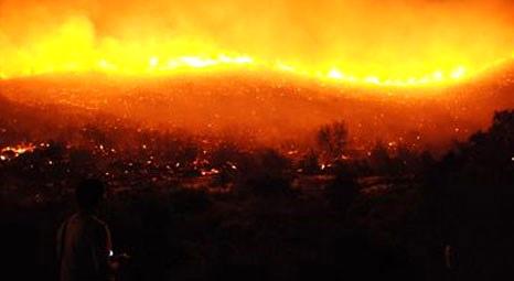 Gazipaşa'daki yangında 120 hektar alan zarar gördü