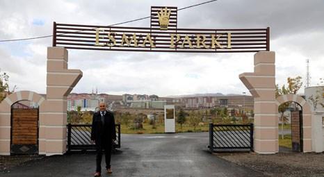 Erzurum Yakutiye'deki Esma Parkı törenle hizmete açıldı