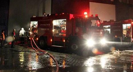 Samsun Tekkeköy'deki kağıt fabrikasında yangın çıktı