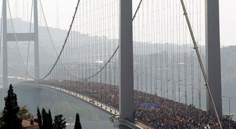 Avrasya Maratonu için Boğaziçi Köprüsü'nde tedbir alınıyor