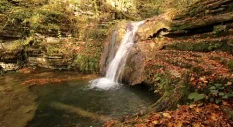 Sinop'ta baraj yapımında ortaya çıkan Tatlıca şelaleleri ziyaretçi akına uğruyor
