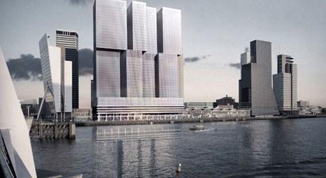 OMA tarafından tasarlanan Hollanda'nın en büyük karma binası tamamlandı