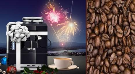 Siemens yeni macchiatoPlus kahve makinesi ile yılbaşı geceniz kahve koksun