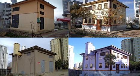 Ataşehir Belediyesi trafo binalarını Safranbolu Evleri’ne dönüştürüyor