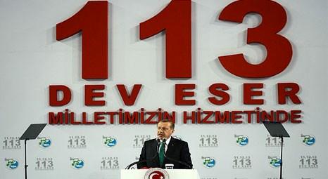 Recep Tayyip Erdoğan 113 tesisin açılışını yaptı